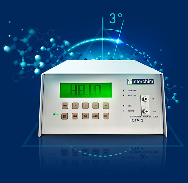 Differential refractometer IOTA 2 purification