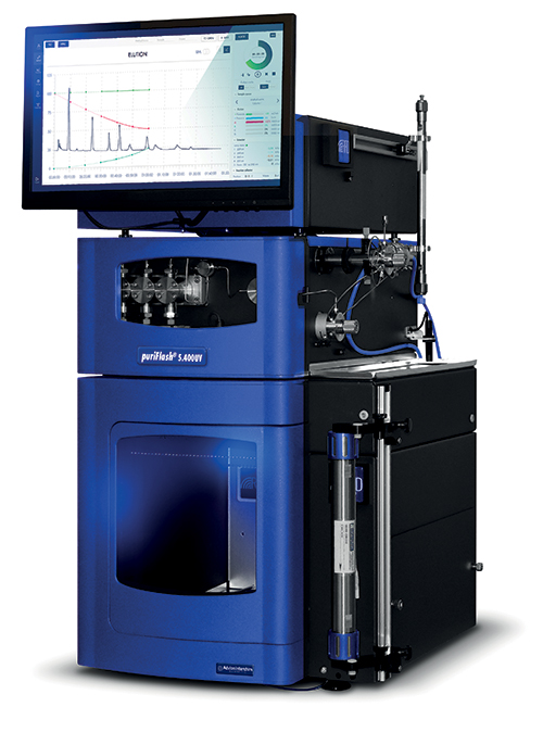 Ultra-preparative puriFlash 5.400 chromatography